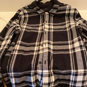 All Saints Black and White Shirt -